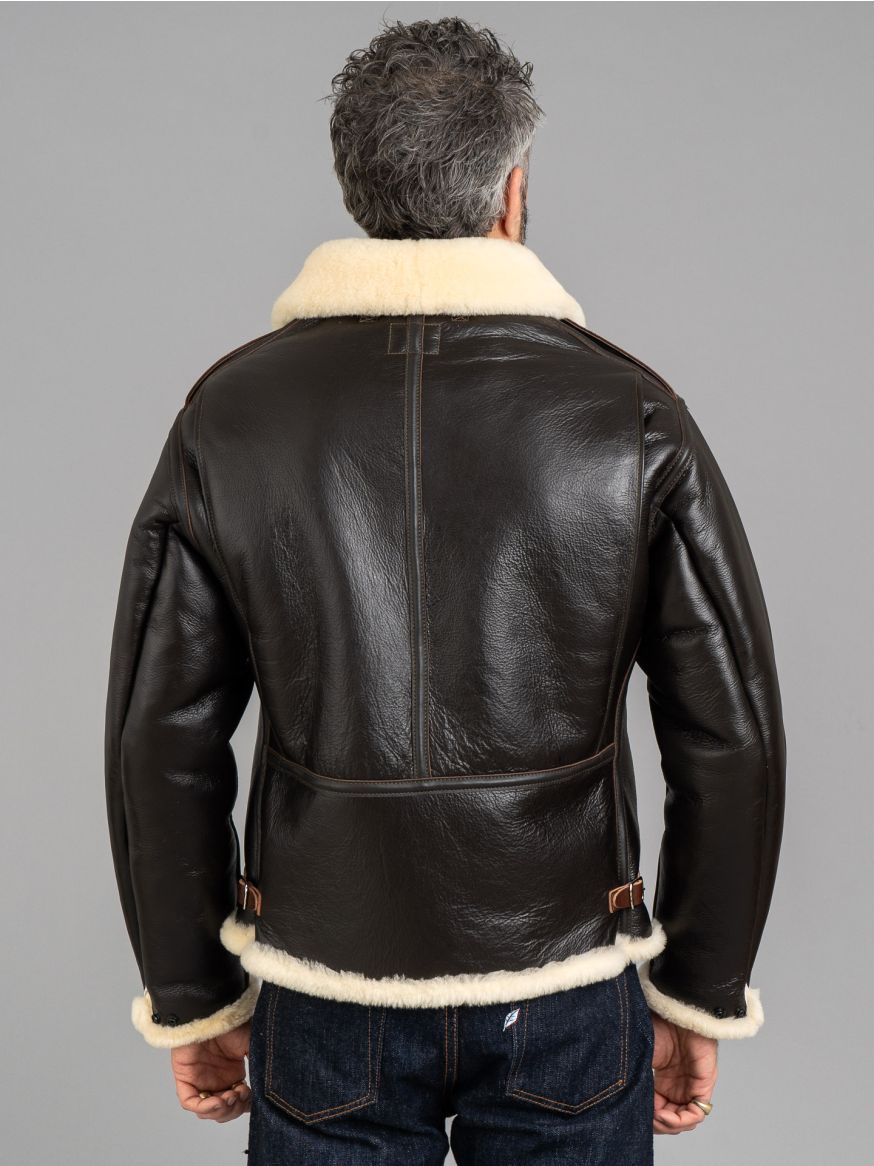 The Real McCoy's Type B6 Sheepskin & Horsehide Flight Jacket