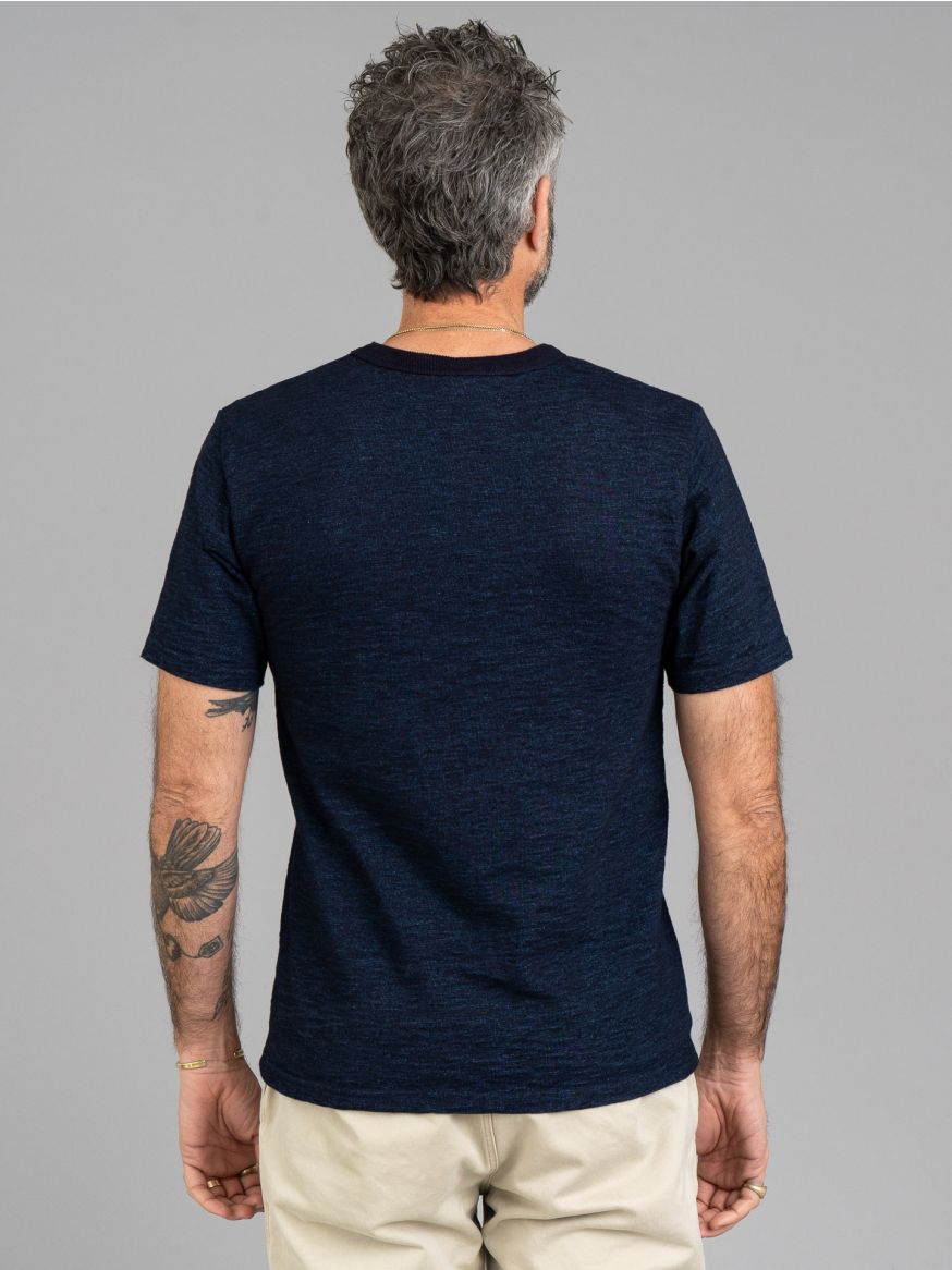 UES No.7 Yarn-Dyed T-Shirt - Indigo