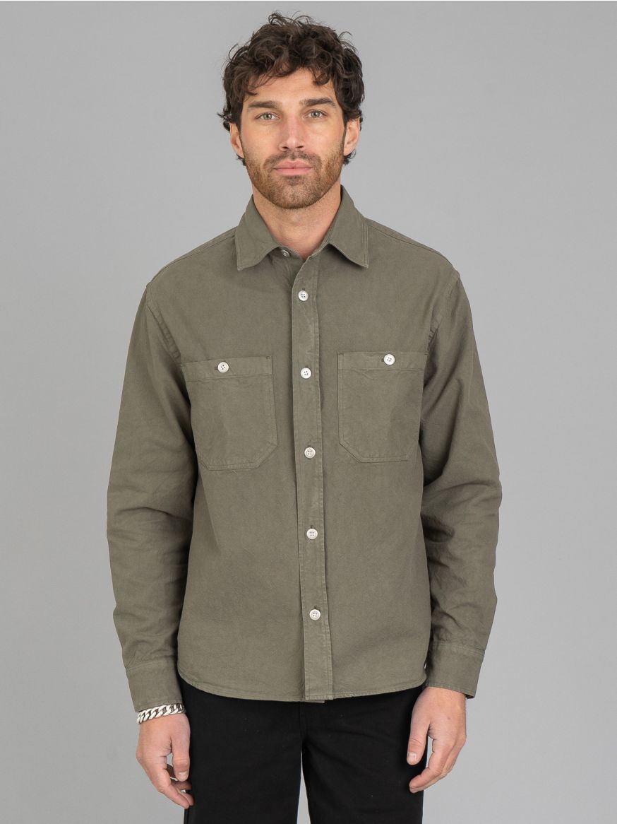 3sixteen Utility Shirt - Crocodile Stonewash Canvas