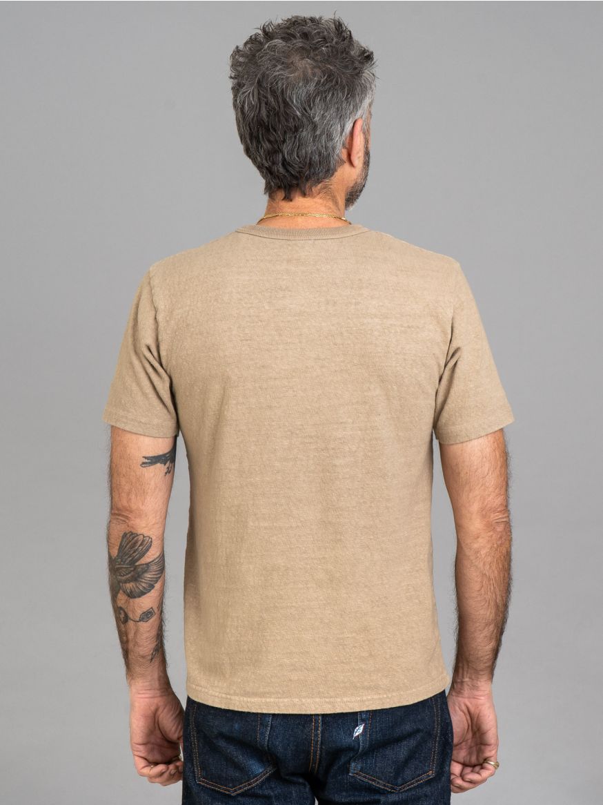 UES No.8 Slub Nep T Shirt - Beige