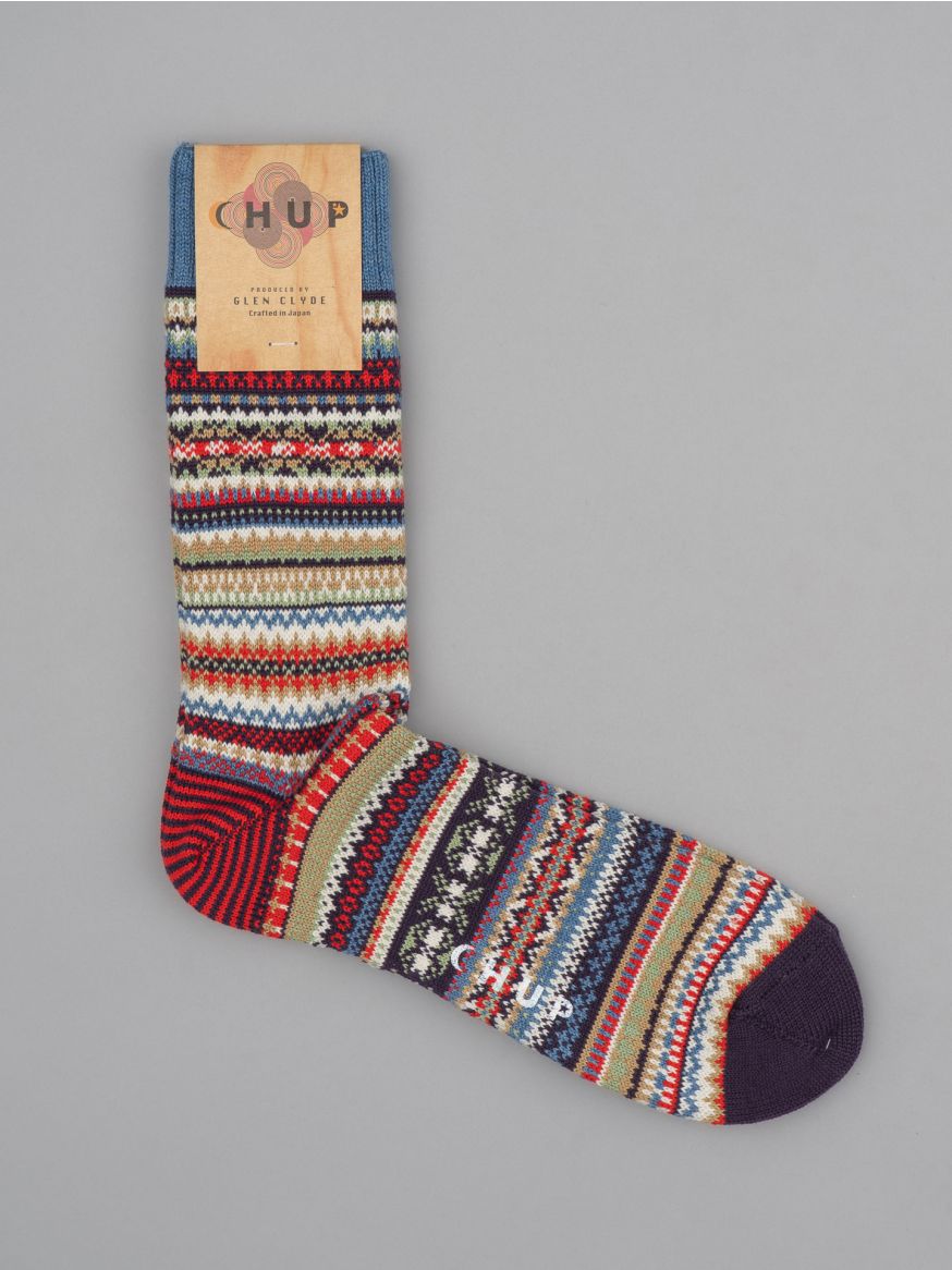 Chup Socks - Weizenfeld - Pigeon Blue