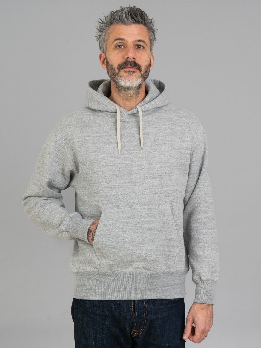 The Real McCoy’s 10oz Loopwheeled Pullover Hoodie V2 - Grey