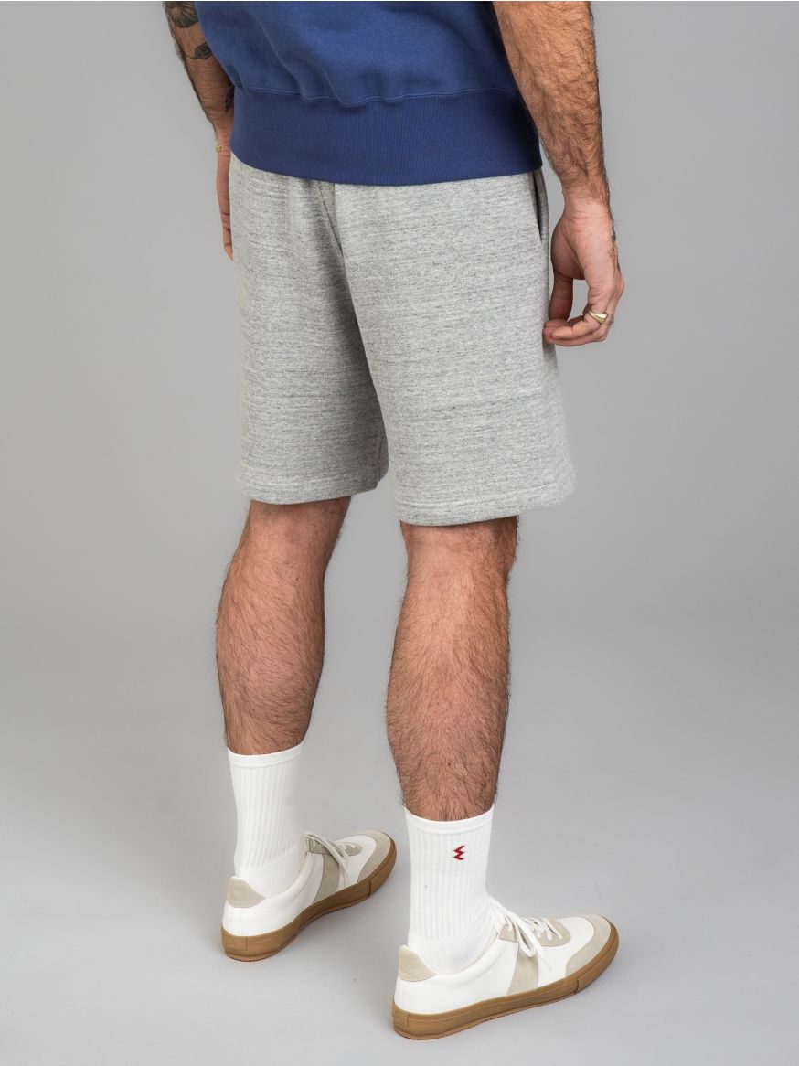 The Real McCoy’s 9oz Loopwheeled Sweat Shorts - Grey