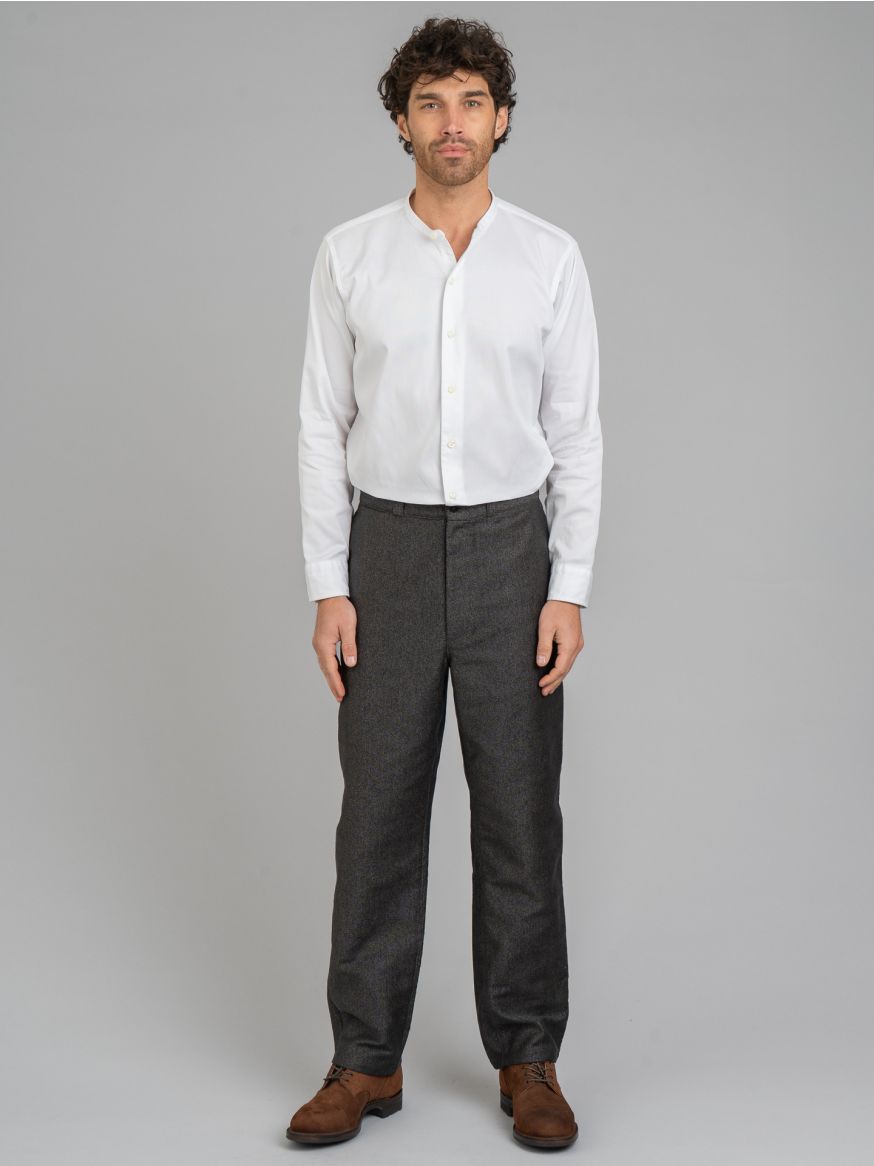 The Real McCoy’s Double Diamond Sack Trousers - Salt & Pepper Moleskin 