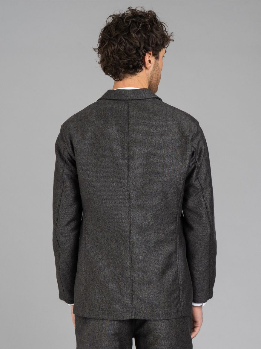 The Real McCoy’s Double Diamond Sack Coat - Salt & Pepper Moleskin 