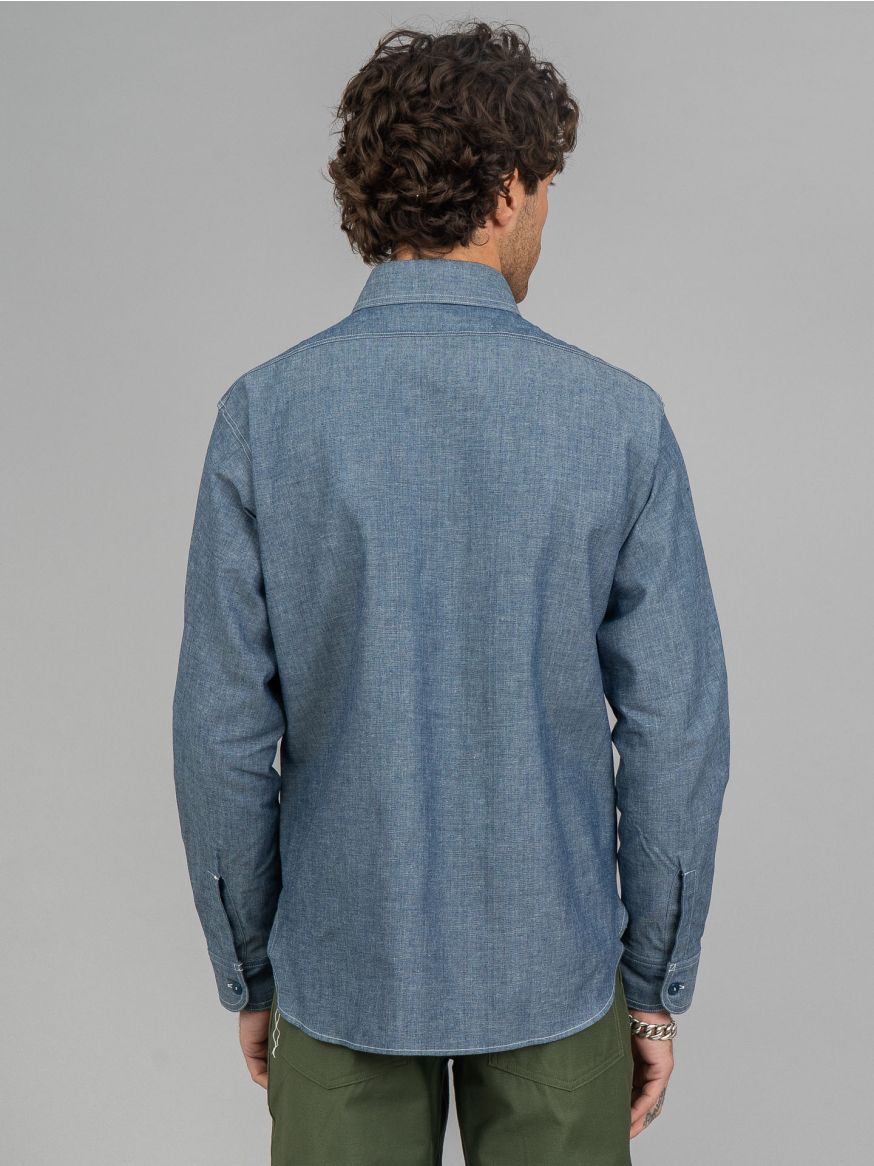 The Real McCoy’s U.S. Navy Chambray Shirt - Light Blue