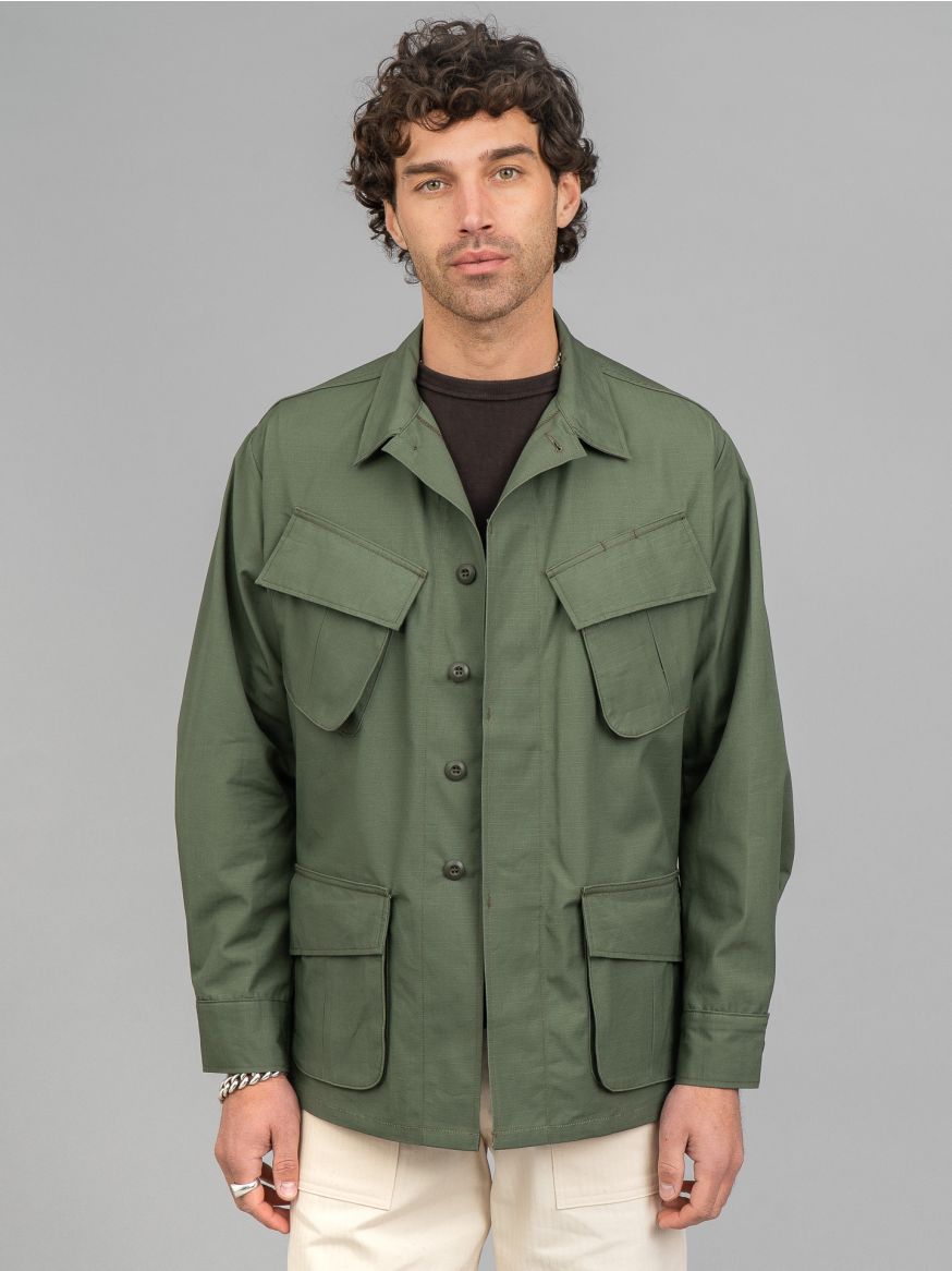 The Real McCoy’s Cotton Rip-stop Poplin Jungle Jacket - Olive