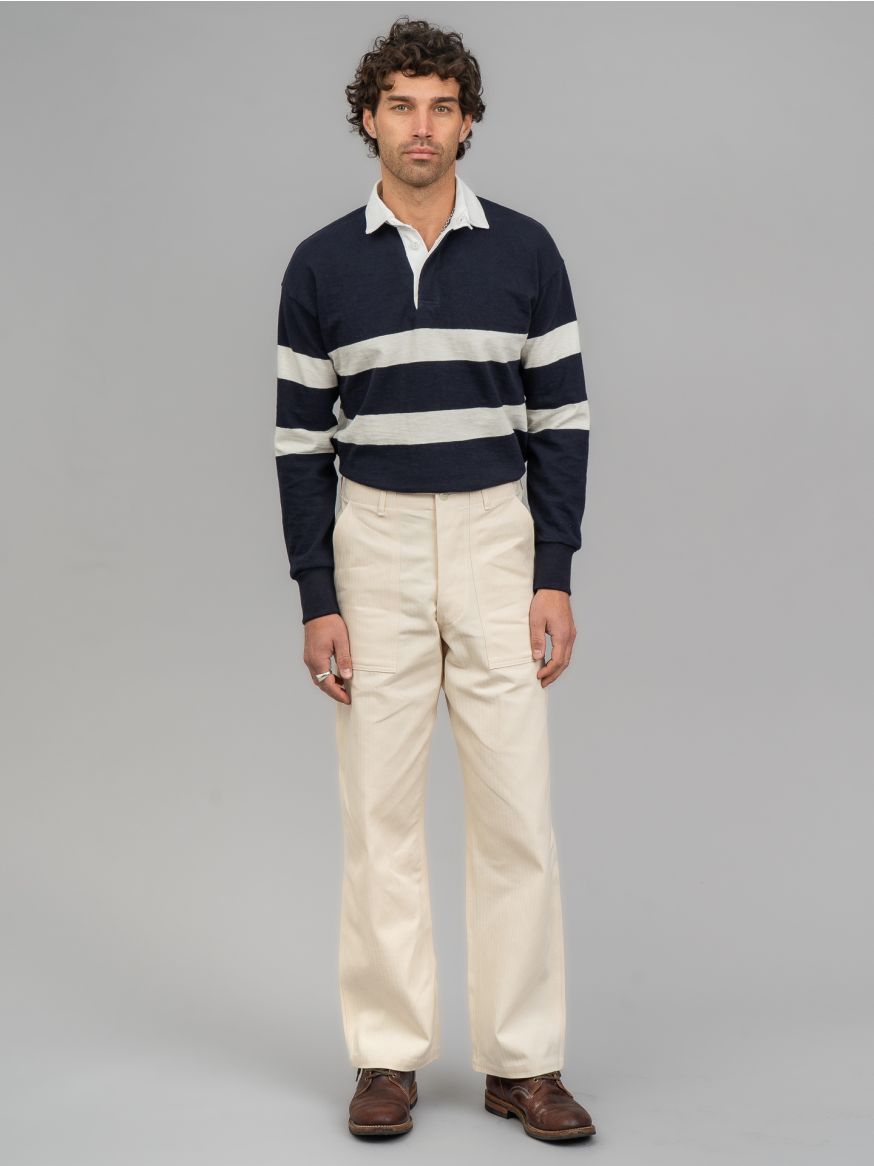 The Real McCoy’s HBT Utility Trousers - Ecru
