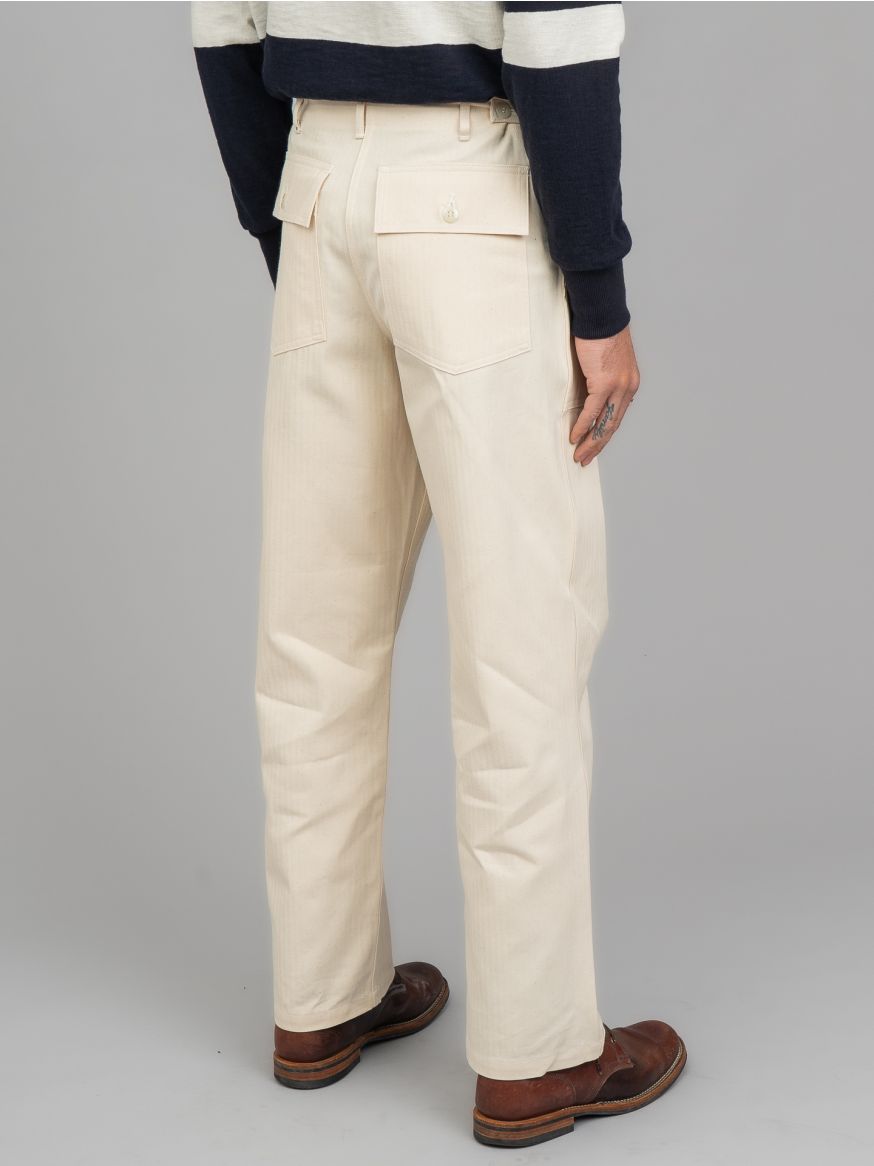 The Real McCoy’s HBT Utility Trousers - Ecru