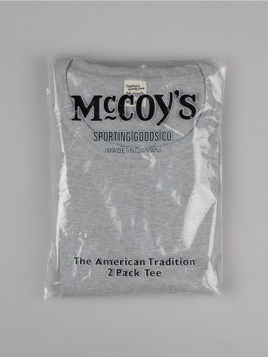 The Real McCoy’s 2 Pack T-Shirt - Grey