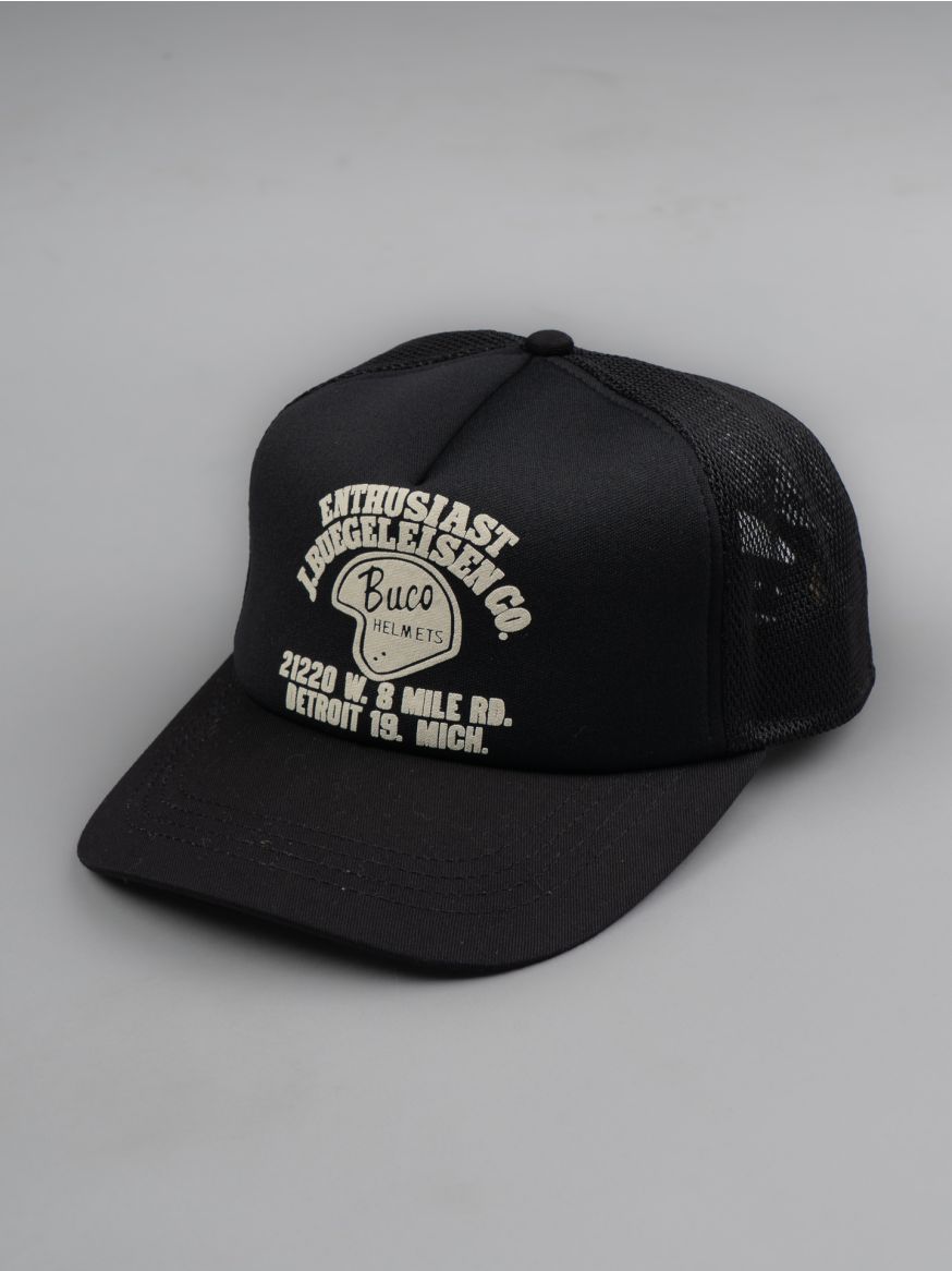 The Real McCoy’s Buco Mesh Cap  - Black