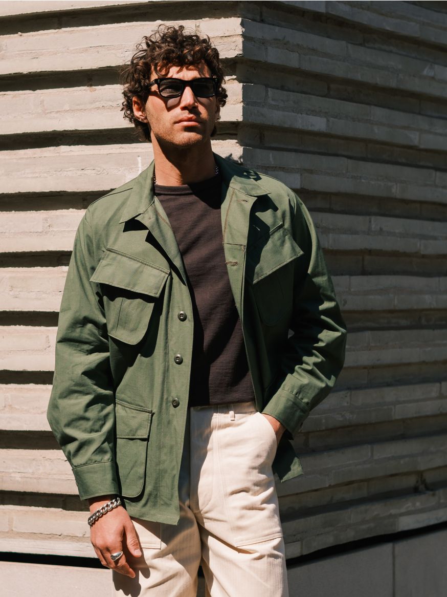 The Real McCoy’s Cotton Rip-stop Poplin Jungle Jacket - Olive