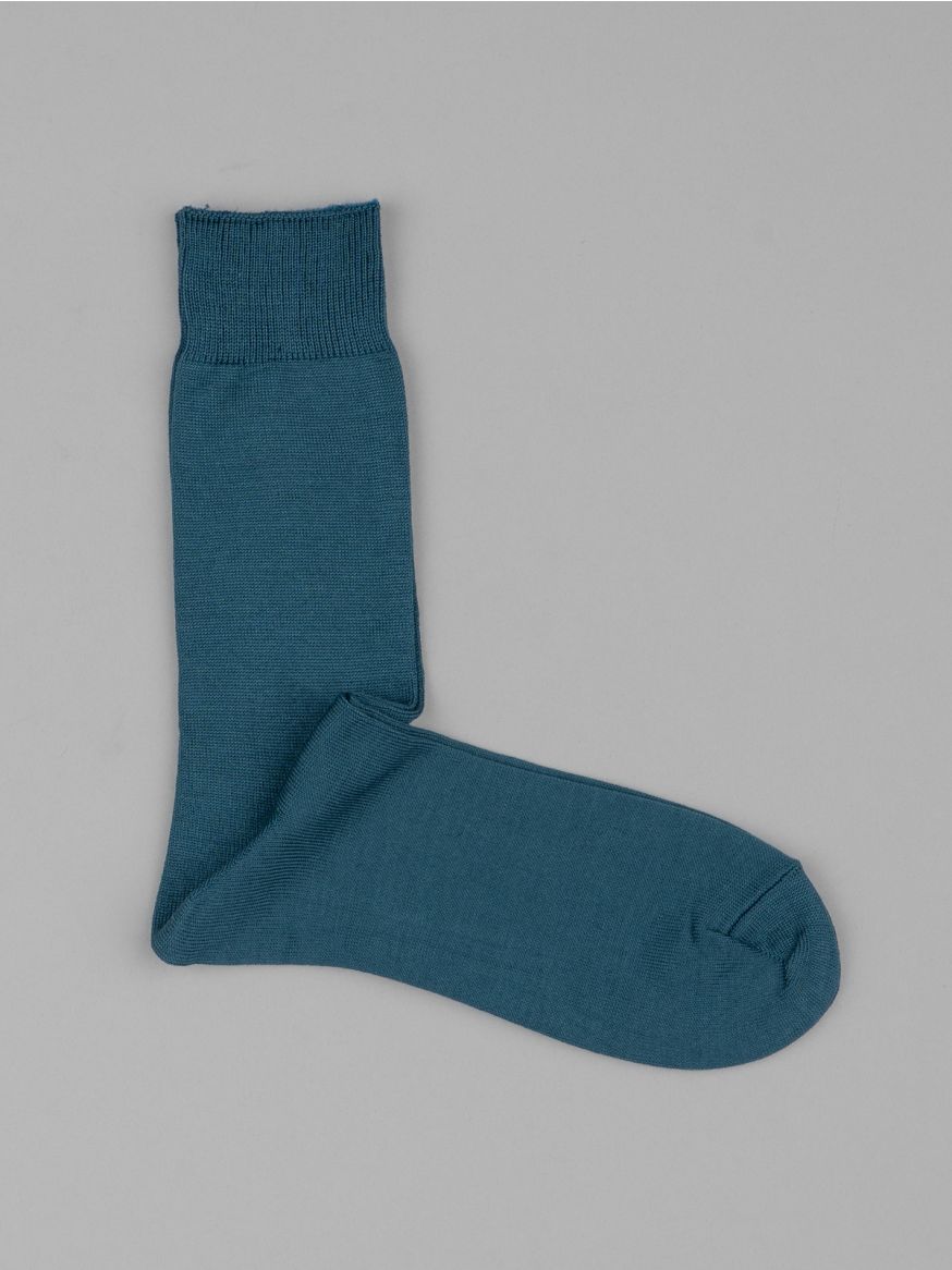 Decka Showatabé Giza Cotton Mercerized Socks - Blue