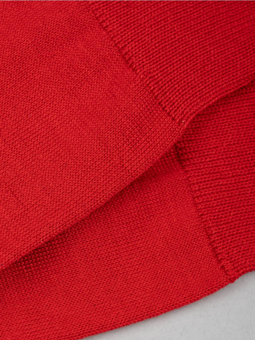 Decka Showatabé Giza Cotton Mercerized Socks - Red