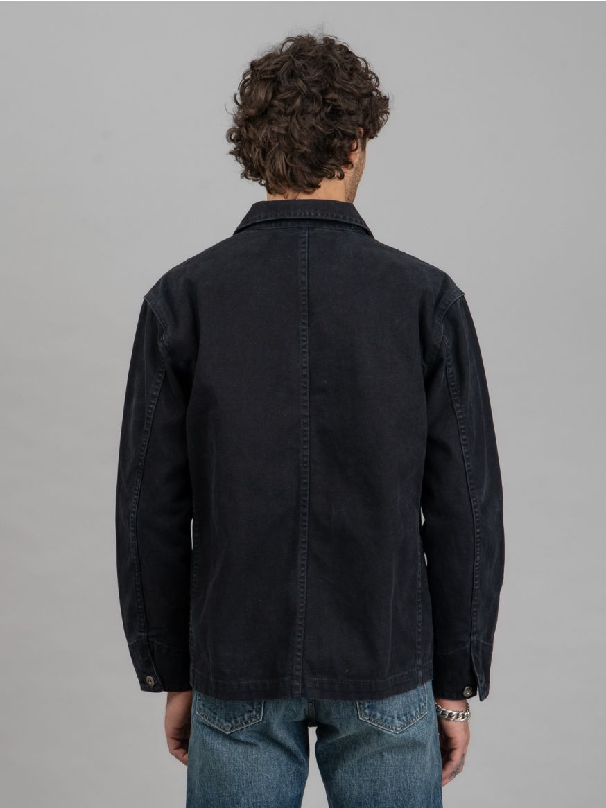 3sixteen Chore Jacket - Black Stonewash Canvas