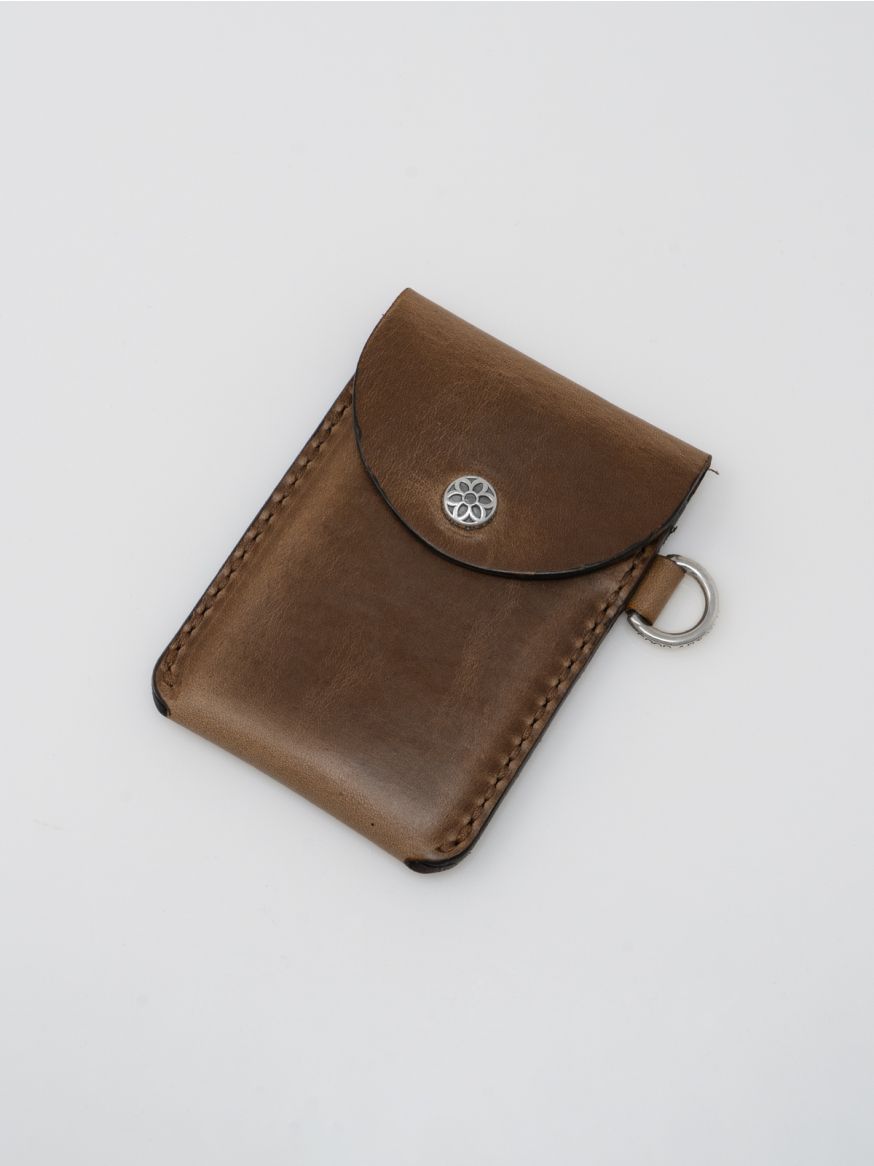 Good Art Snap Card Wallet - Natural Brown Horsehide