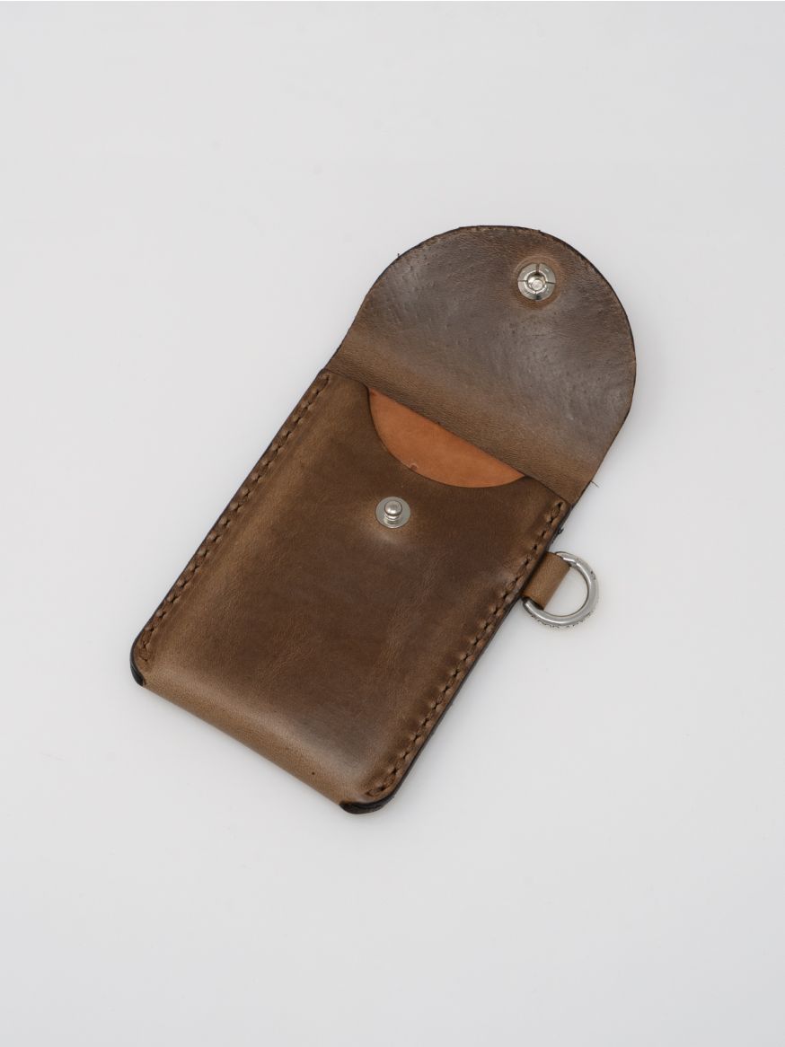 Good Art Snap Card Wallet - Natural Brown Horsehide