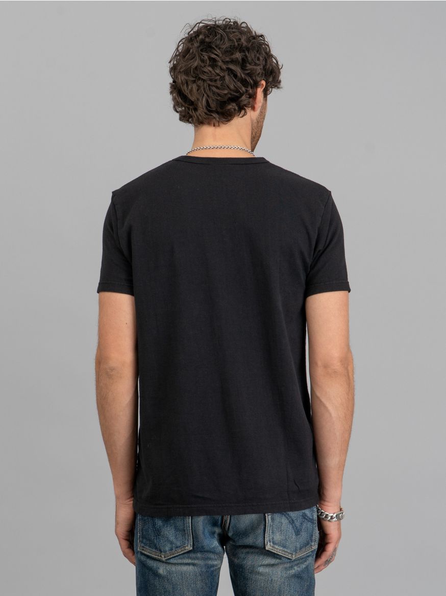 Samurai Inlay Loopwheeled T Shirt - Black