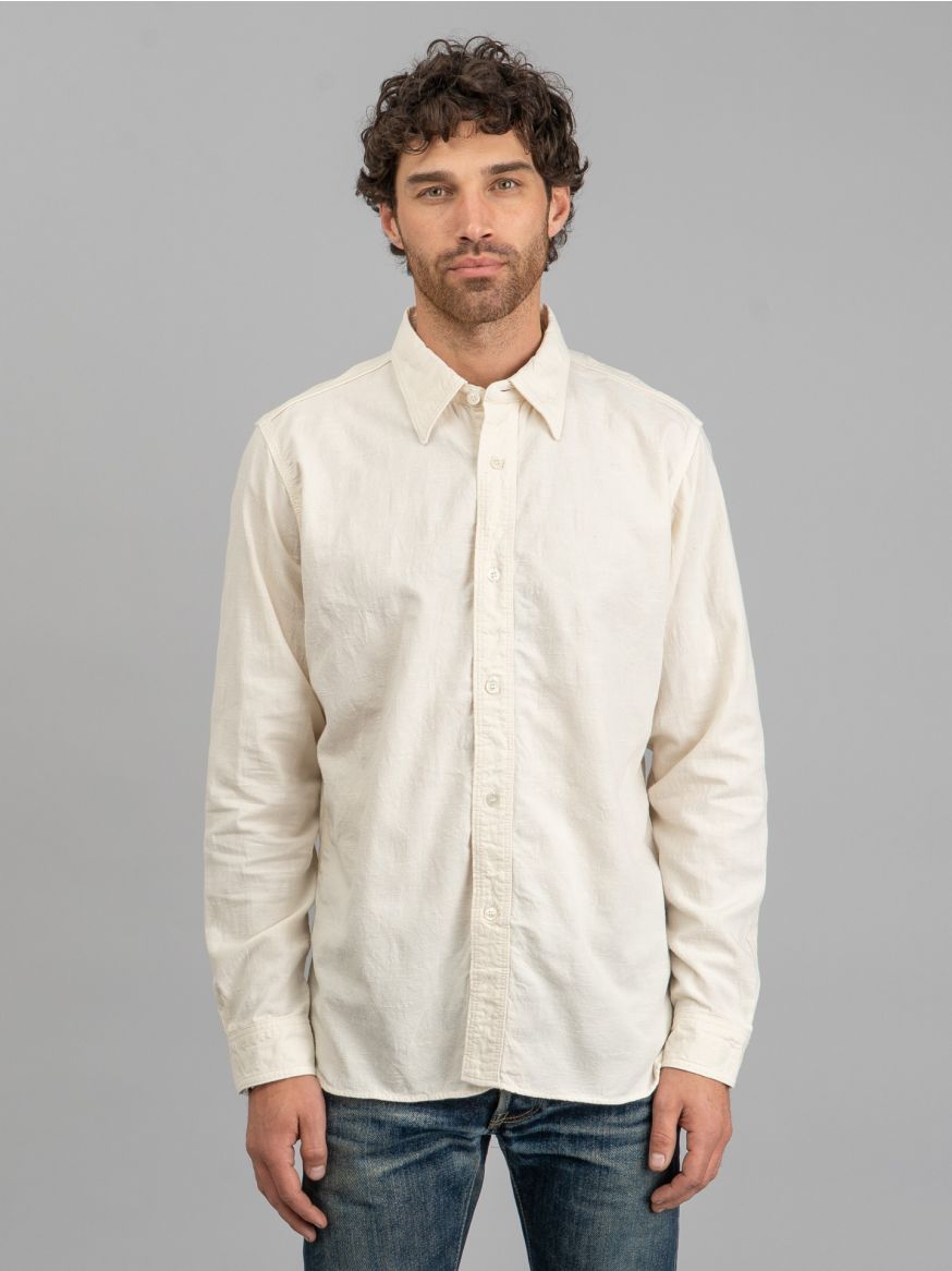 Samurai Tropical Weather Dobby Shirt - Natural