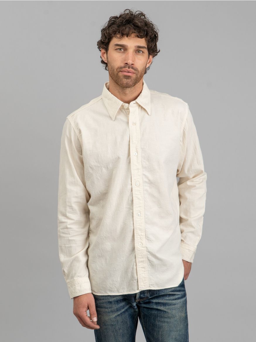 Samurai Tropical Weather Dobby Shirt - Natural