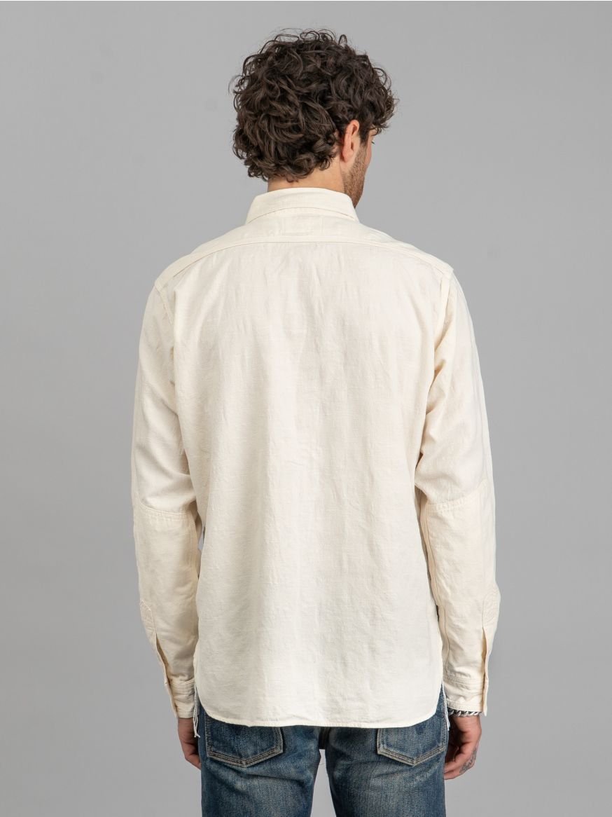 Samurai Tropical Weather Dobby Shirt - Natural