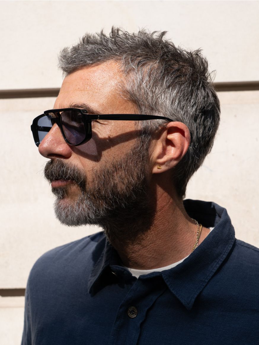 FACTORY900 RF160 Sunglasses - Black/Blue