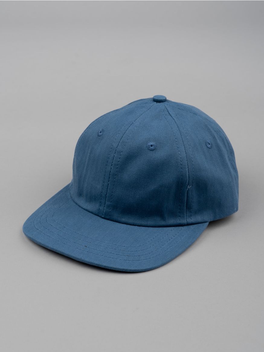 Dehen Waxed Baseball Hat - Mock Blue