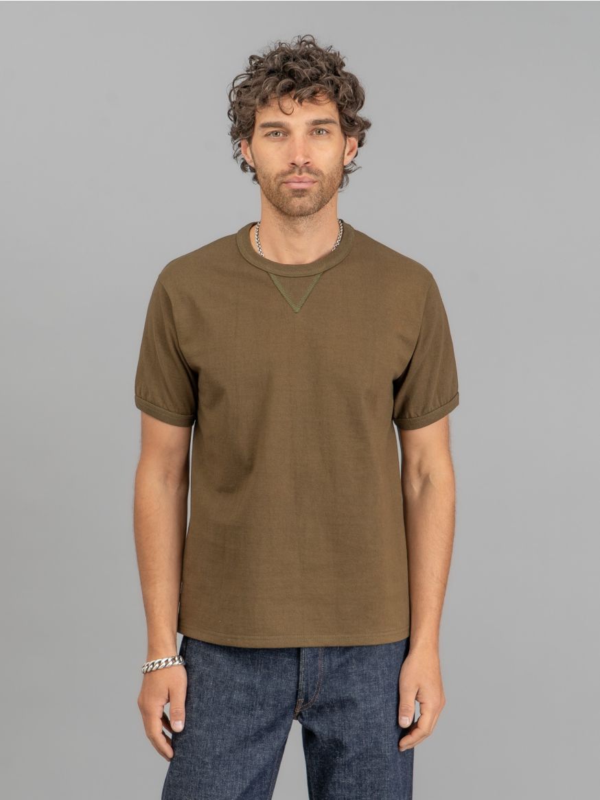 The Real McCoy’s Gusset Tee - Olive