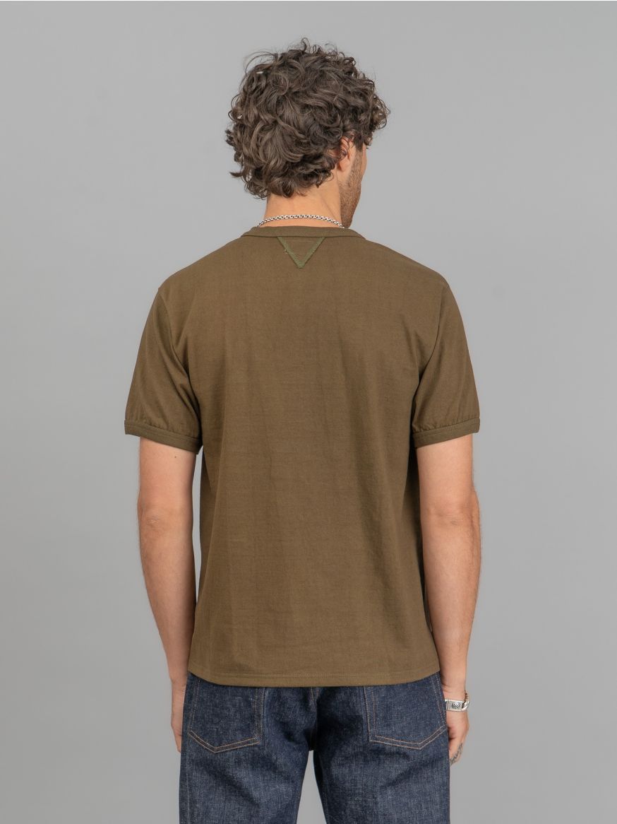 The Real McCoy’s Gusset Tee - Olive