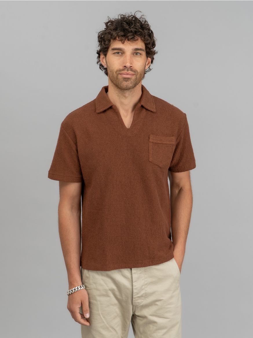 The Real McCoy’s Cotton Pile Skipper - Brown