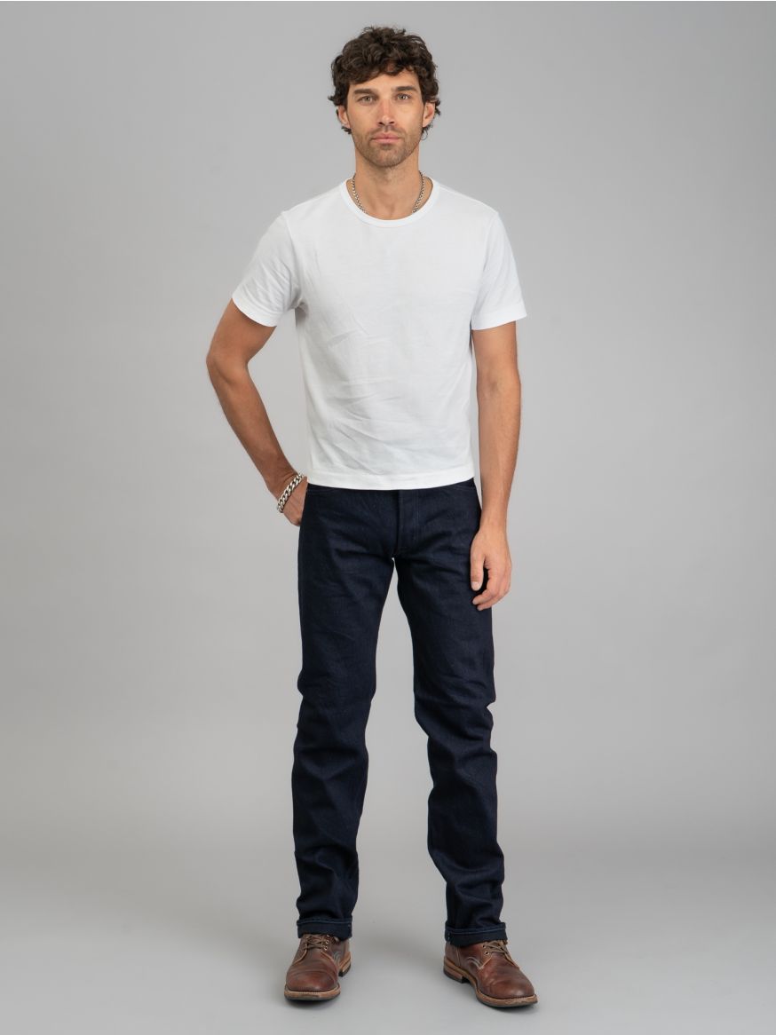 Pure Blue Japan XX-003-IDBK 14oz Indigo/Black Selvedge Jeans - Straight