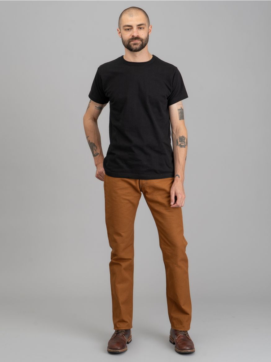 Iron Heart IH-634D 17oz Duck Jeans - Brown - Straight