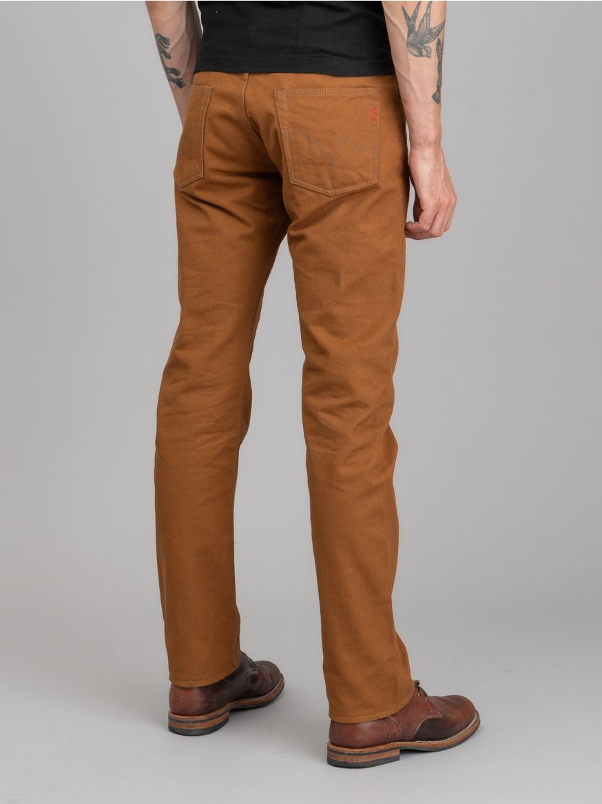 Iron Heart IH-634D 17oz Duck Jeans - Brown - Straight