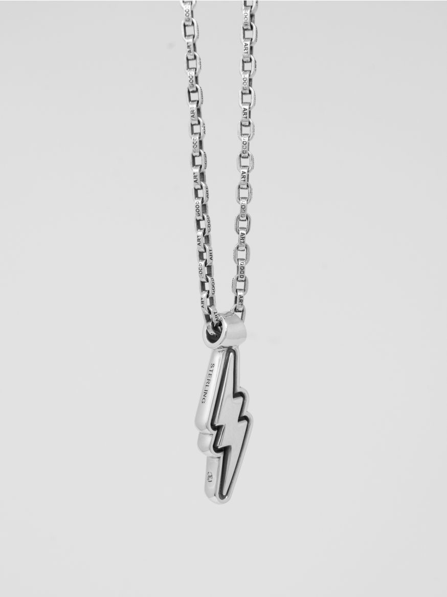 Good Art Sterling Silver Shazam Frame Pendant