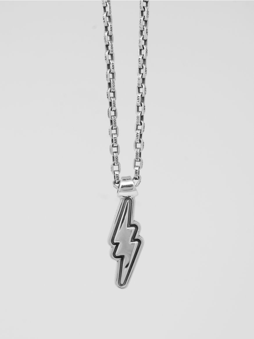 Good Art Sterling Silver Shazam Frame Pendant
