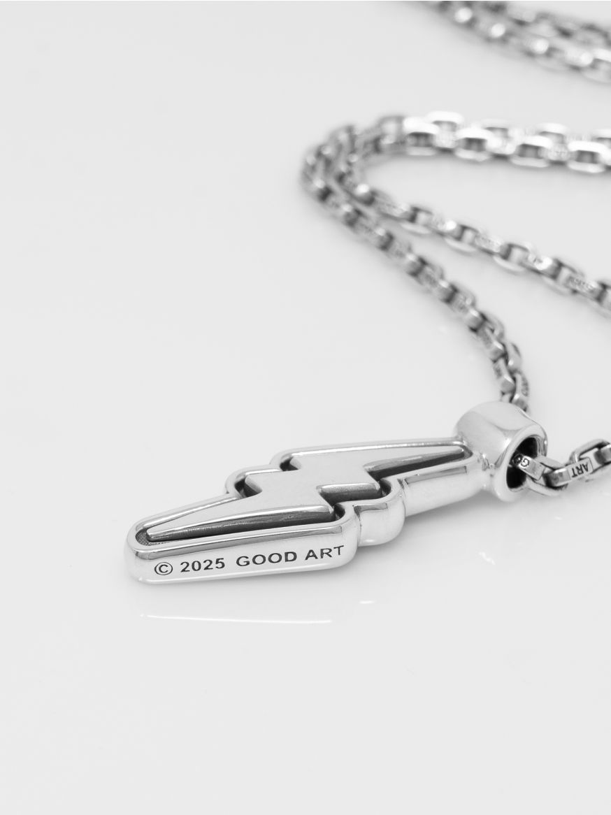 Good Art Sterling Silver Shazam Frame Pendant