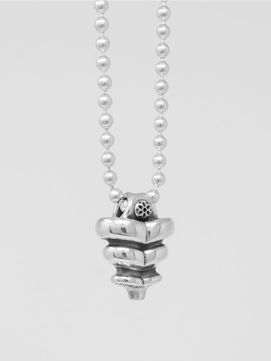 Good Art Sterling Silver Rattler Tip Pendant