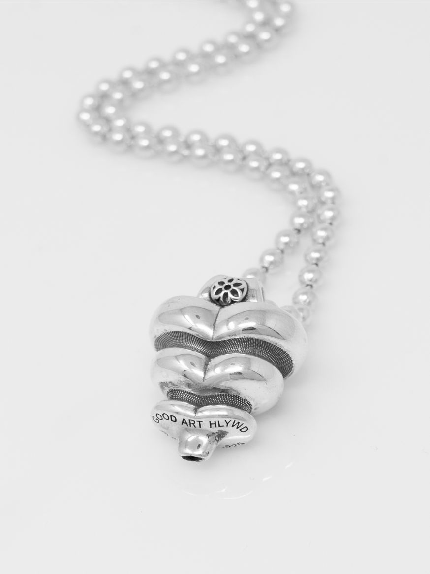 Good Art Sterling Silver Rattler Tip Pendant