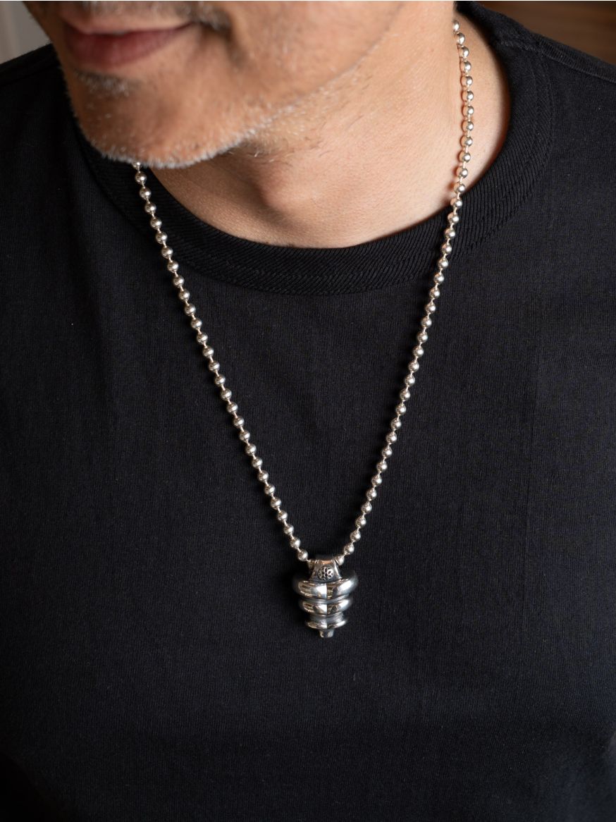 Good Art Sterling Silver Rattler Tip Pendant