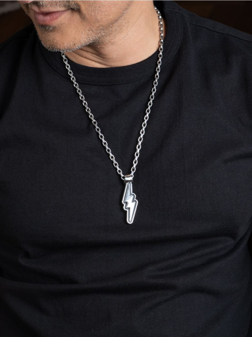 Good Art Sterling Silver Shazam Frame Pendant