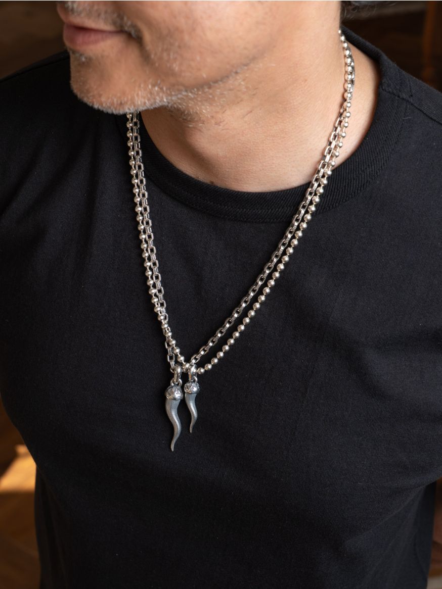 Good Art Sterling Silver Cornuto Pendant - Goosebumps