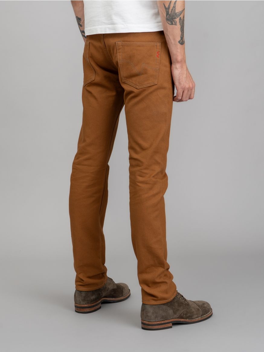 Iron Heart IH-777D 17oz Duck Jeans - Brown - Slim Tapered