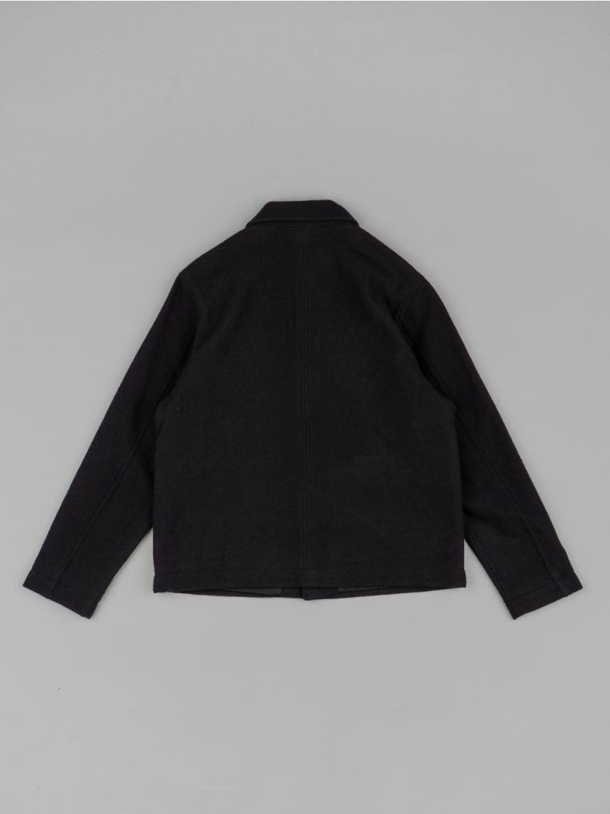 Merz b. Schwanen Burel Wool Jacket - Deep Black