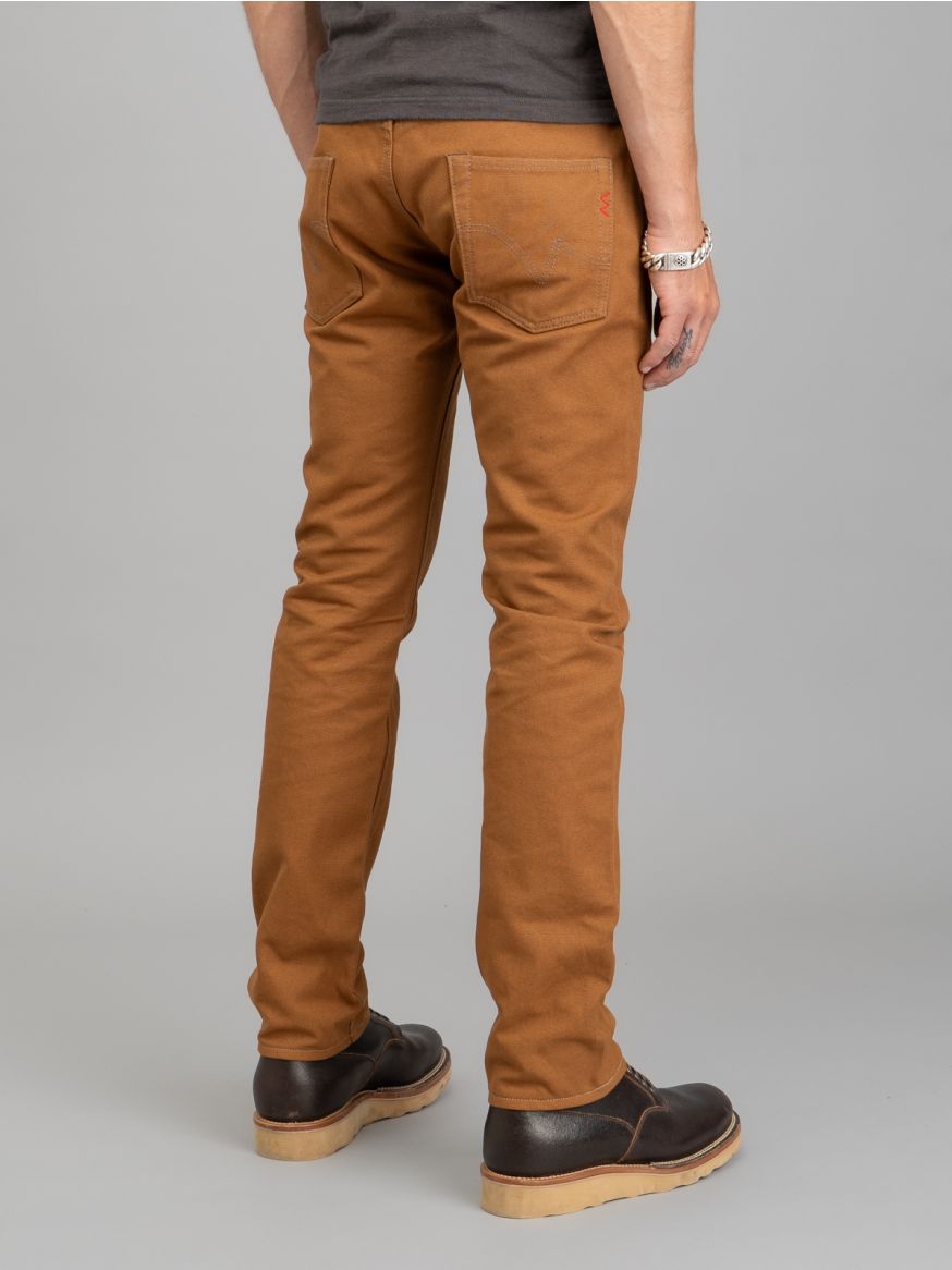 Iron Heart IH-777D 17oz Duck Jeans - Brown - Slim Tapered