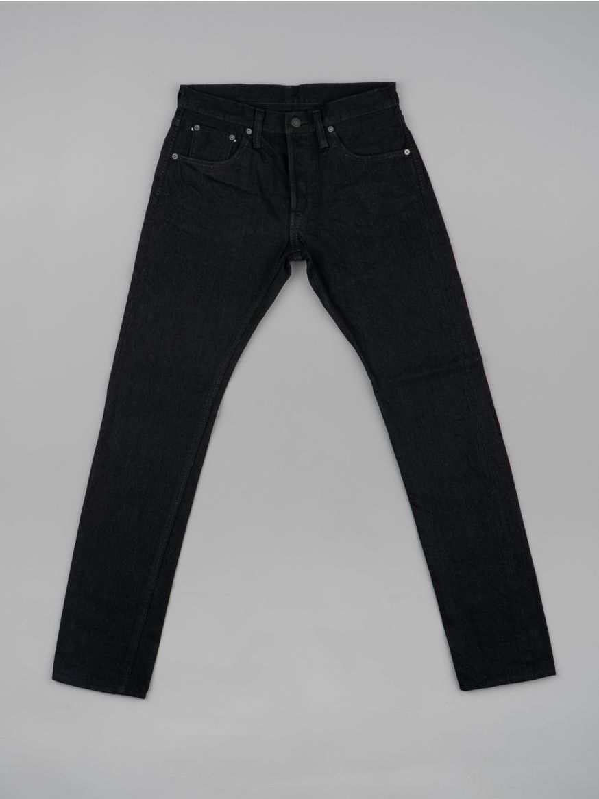 Pure Blue Japan XX-013-BK Double Black Jeans - Slim Tapered