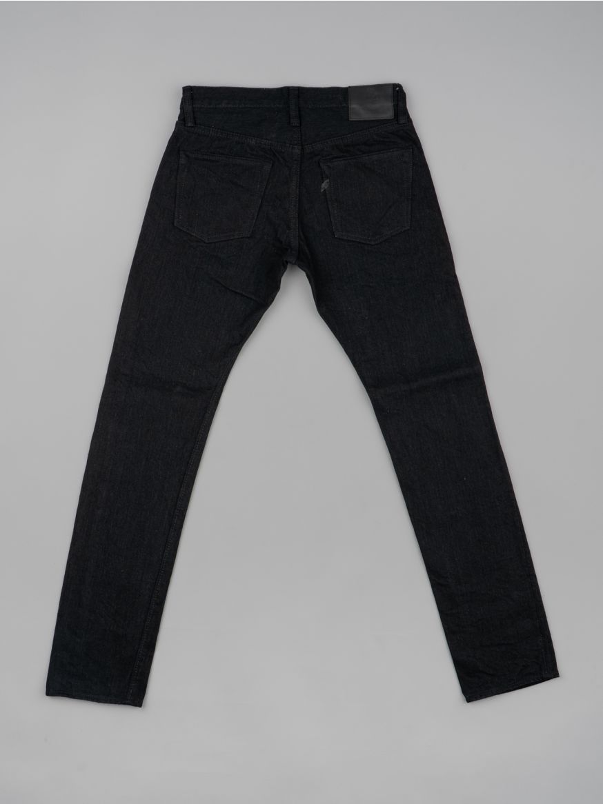 Pure Blue Japan XX-013-BK Double Black Jeans - Slim Tapered
