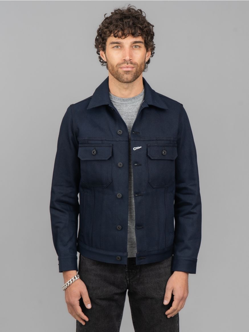 Rogue Territory Cruiser Jacket - 13.5oz Indigo/Black US Selvedge