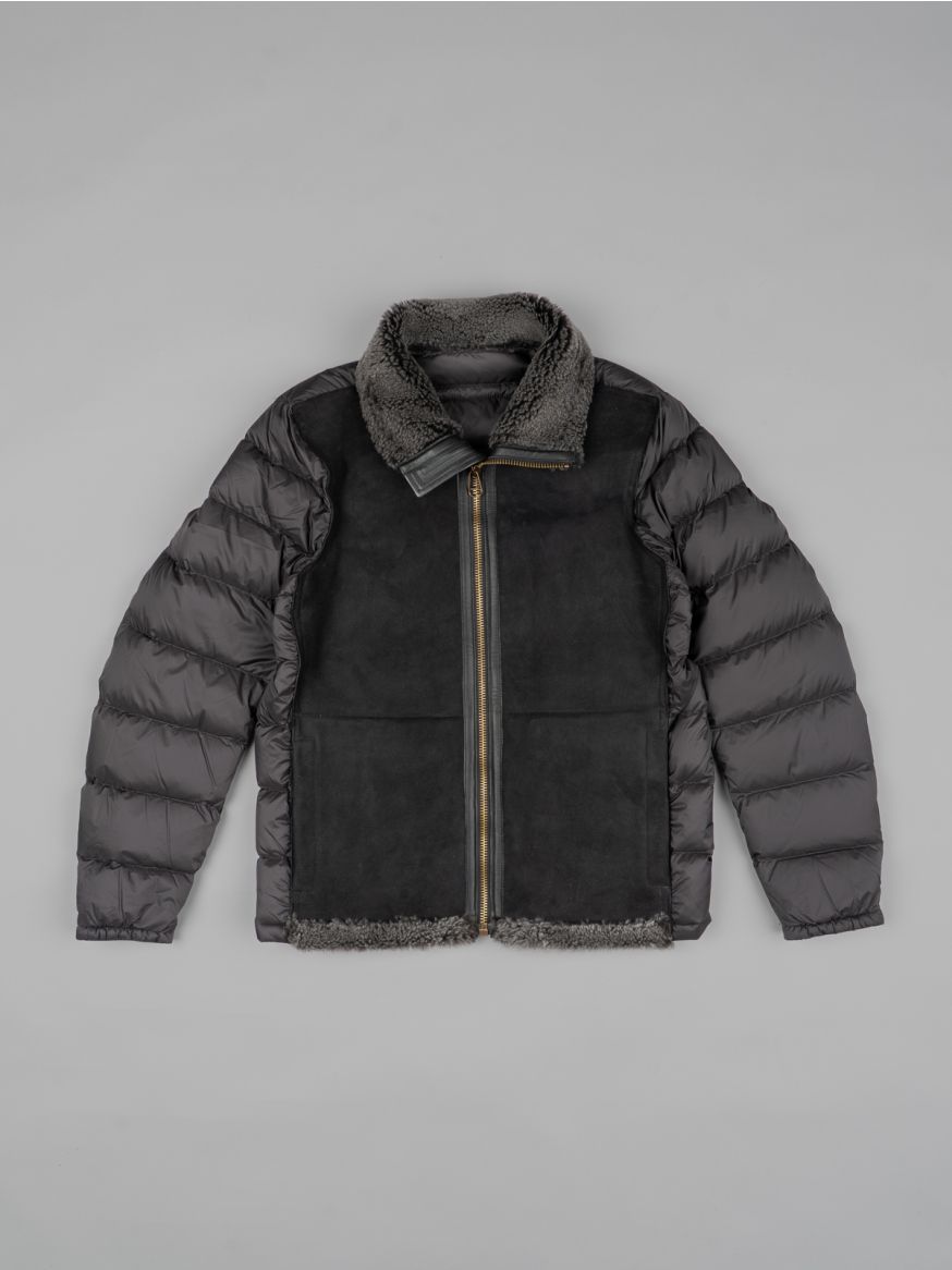 Ten c Shearling Liner w/Hand-Warmer Pockets - Smokey Grey