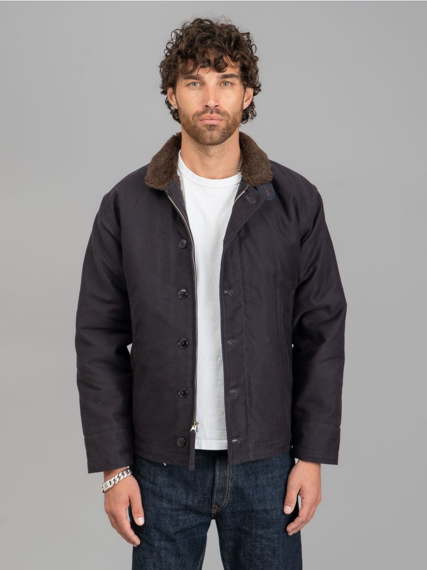 The Real McCoy's N1 Deck Jacket - Navy