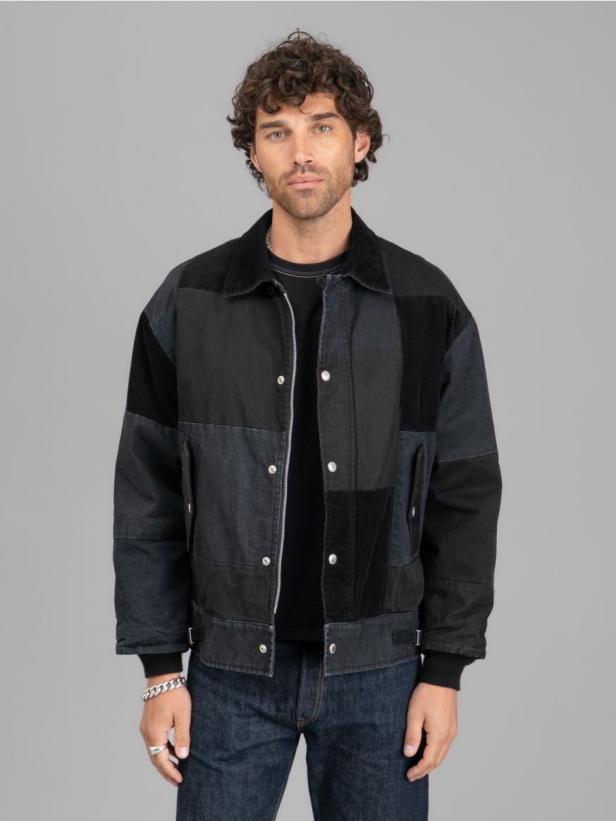 Comme des Garçons Homme Shadow Boro Bomber - Black Mélange